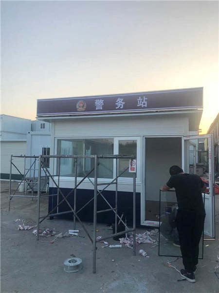 張家口逐鹿西關(guān)租賃工地臨時(shí)集裝箱板房工地專用 工人宿舍